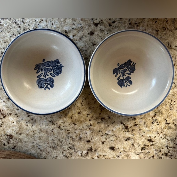 Pfaltzgraff  6 inch bowls set of 2  Yorktown print - Picture 1 of 4